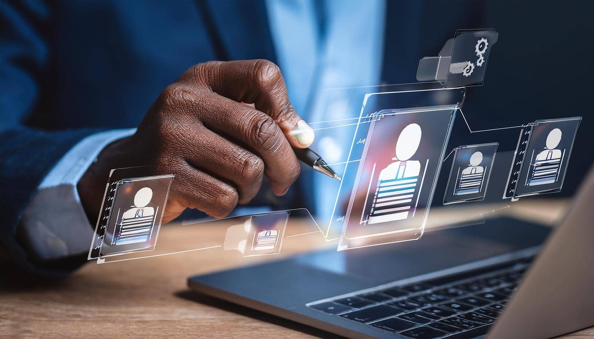 Équipe RH africaine utilisant la plateforme SIRH IA Targetym AI